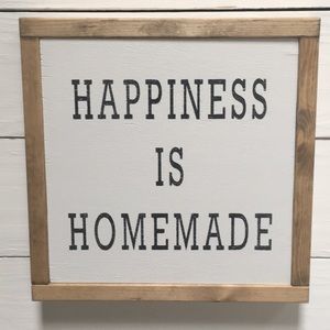 Rustic farmhouse wood sign